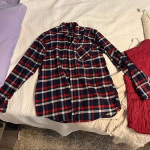 Red plaid flannel